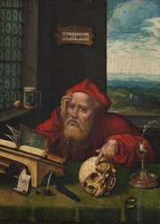 Niderlandzki: Saint Jerome w swoim gabinecie Saint Jerome w swoim gabinecie