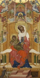 Niemiecki: Maryja z Dzieciątkiem na tronie (Glatzer Madonna) Glatz Madonna