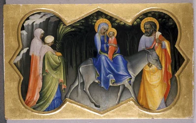 Ucieczka do Egiptu, ok. 1405 (tempera na drewnie topoli)