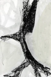 Odważna abstrakcja monochromatyczna