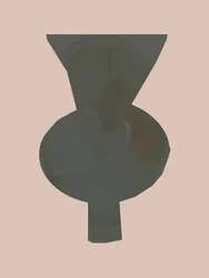 Elegancka abstrakcyjna waza