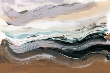 Płynący ocean – abstrakcja