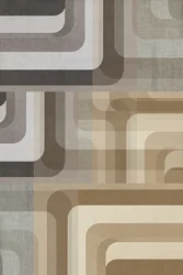 Geometryczny wzór w stylu retro