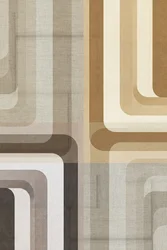 Warstwy w stylu retro i geometrycznym