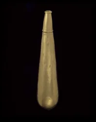 Butelka Koki w Kształcie Łzy, 200-1600 AD (złoto)