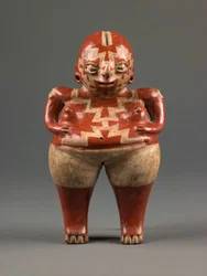 Figurka kobiety, późny okres formatywny, ok. 500-0 p.n.e. (ceramika)