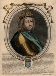 Portret Karola IV Bela (1294-1328), Króla Francji - Karol IV 
