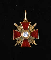 Odznaka Orderu św. Anny III klasy, koniec XVIII wieku.