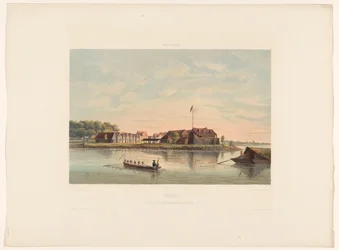 Fort Zeelandia w Paramaribo Surinam. Widok na Fort Zelandia w Paramaribo (tytuł na obiekcie)