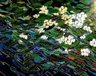 Kwiaty w strumieniu, 2012 (mixed media)