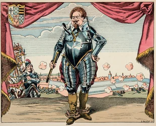 Ilustracja z książki „Le bon roy Henri”, zilustrowanej przez Jacques