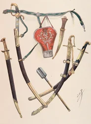 Jacques Marie Gaston Onfroy de Breville dit JOB (1858-1931) - Strój wojsk francuskich przez cały czas: Arms a l