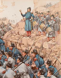 Jacques Marie Gaston Onfroy de Breville dit JOB (1858-1931) - Drum Major za Napoleona III (1808-1873) Ze zbiorów prywatnych