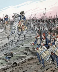 Napoleon Bonaparte podczas bitwy pod Marengo (1800)