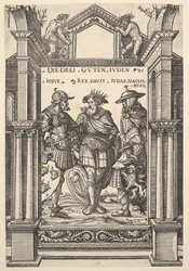Trzej żydowscy bohaterowie z „Bohaterów i bohaterek”, 1516.